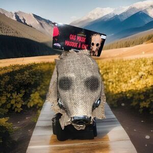 Brand New Gas Mask BURLAP GAS MASK  Playboy Anime Comic Con Twitch Convention